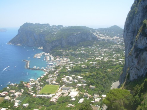 Capri is famous for its upscale hotels and fantastic opportunities for shopping, and its coves draw the attention of many yachts.