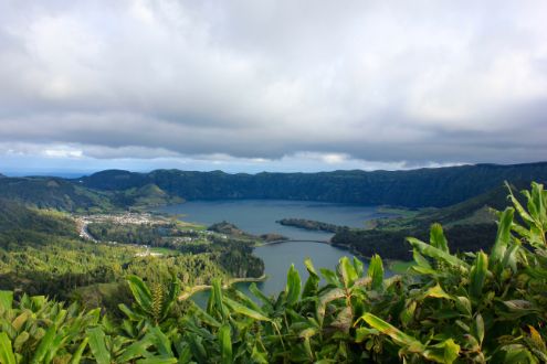 Green and Blue Lakes, São Miguel, Azores