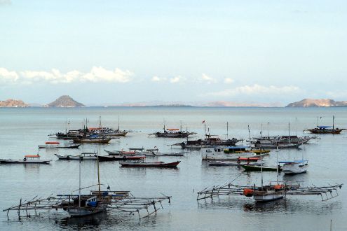 Fishing boats in Labuanbajo, Flores, Indonesia