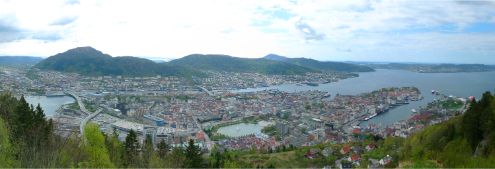 View from Mount Fløyen